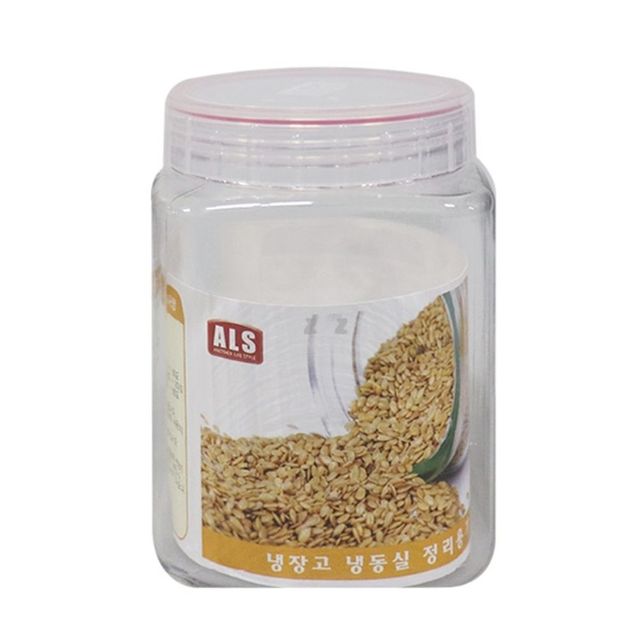 ALS 밀폐용기 잡곡통 냉장고 냉동실 정리 용기 750ml