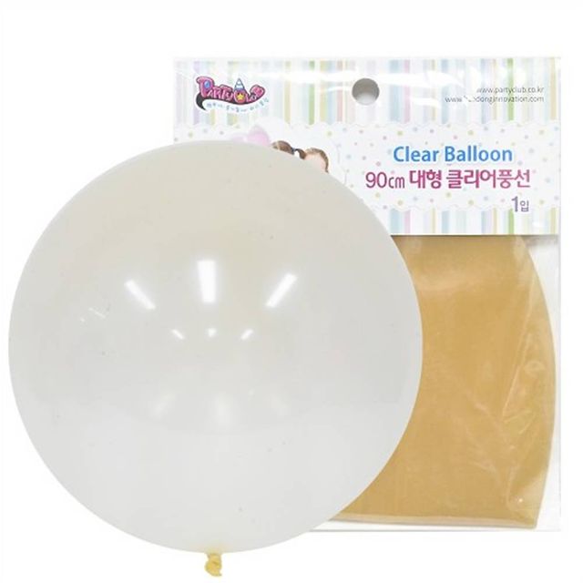 TBZ (PC) 90cm 대형풍선 클리어 (1입)