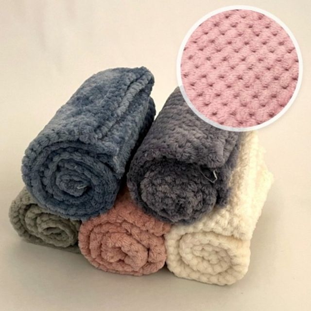 담요나라 와플 극세사 담요 모양 양면 연크