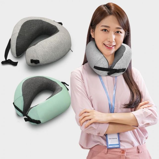 기내용 목베개 비행기 승무원 메모리폼 여행용 목쿠션 메모리폼베개 경추목베개 에어목베개 여행용목베개