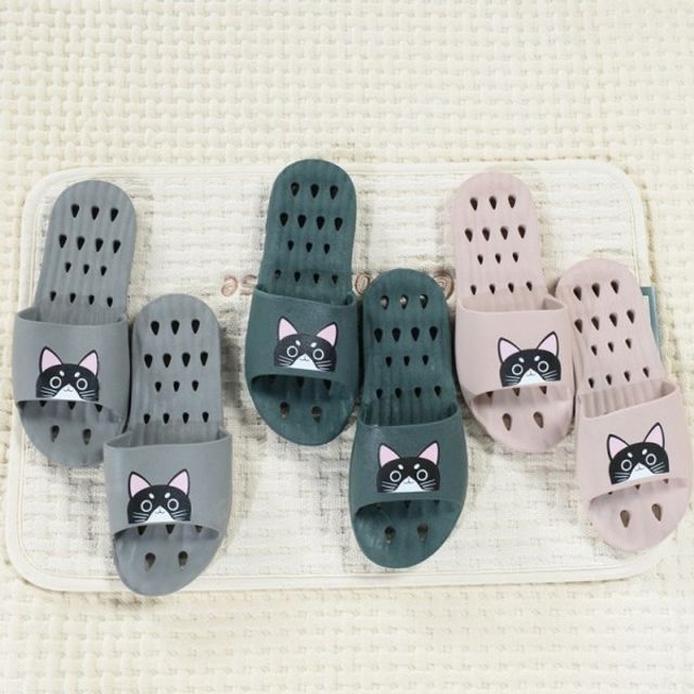 고양이 발바닥 러쉬 PVC 화장실 슬리퍼