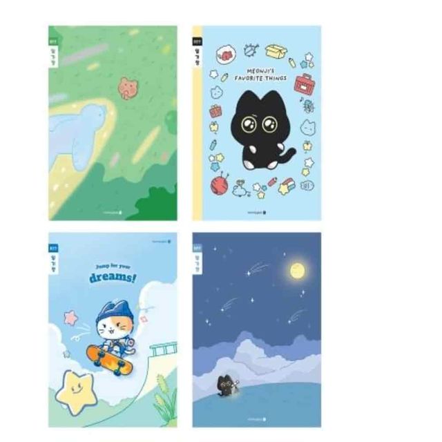 3-6 일기장 글쓰기노트 일기노트 학습공책 숙제노트