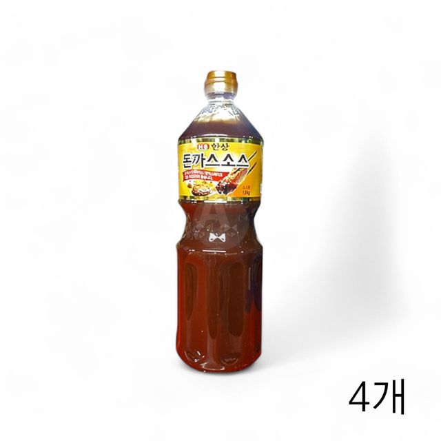 HS 한상 돈까스소스 1.9Kg X 4개 대용량 돈가스소스