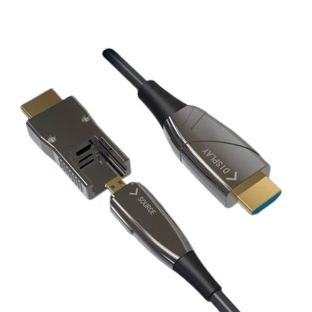 HDMI 2.0 Micro HDMI 분리형 리피터 광 케이블 100M