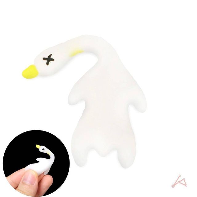 자외선 반응 오리키링 가방고리 귀여운오리