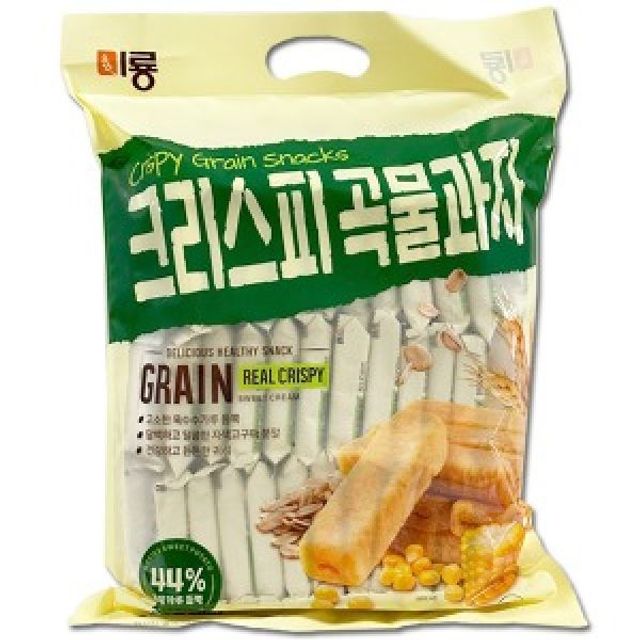 바삭한 곡물 과자 크리스피 롤 소포장 영양 간식