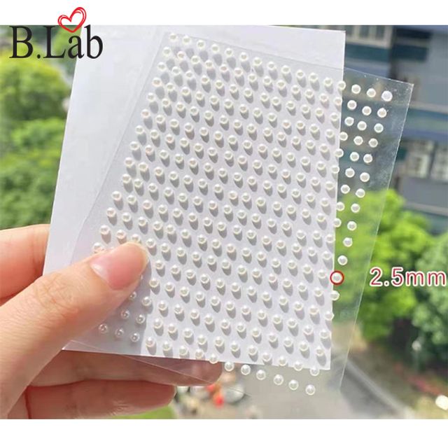 뷰랩 큐빅진주 2.5mm 네일스티커 인기 데코 워터데칼 손쉬운 네일아트