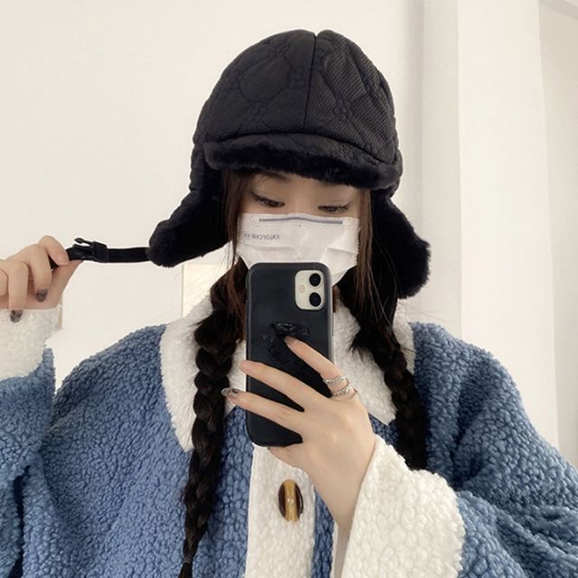 여성 니트모자 보온모자, 겨울 귀달이 군밤모