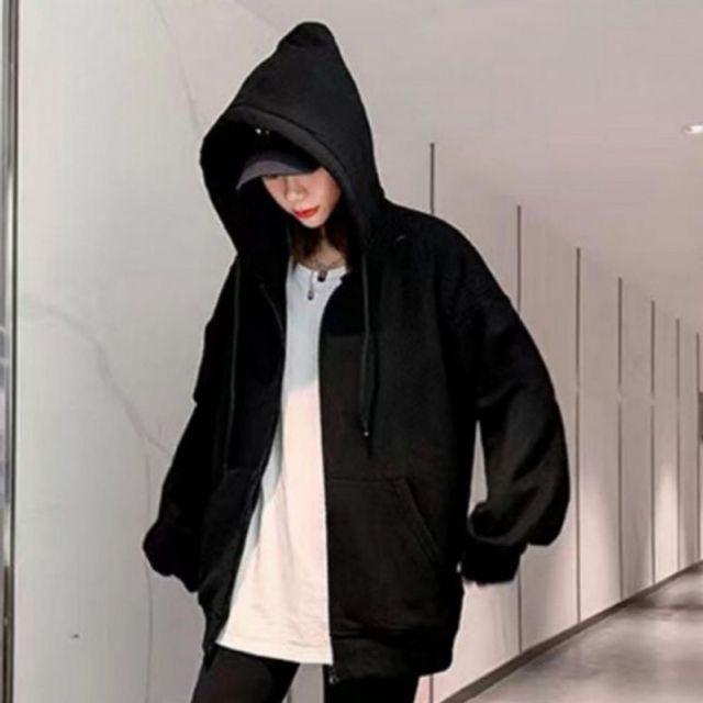 후드티 남여공용 오버핏 심플 집업 유니섹스 패션 여름 심플 후드집업 가을 캐주얼