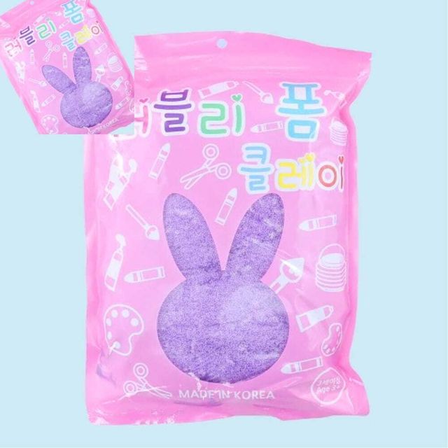 어린이공예 폼클레이 점토놀이 무독성 재료 500g 칼라폼 컬러폼 미술만들기재료 초등만들기키트