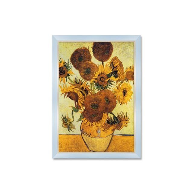 해바라기퍼즐 퍼즐맞추기 그림 액자 직소 취미 일러스트 모던 블루
