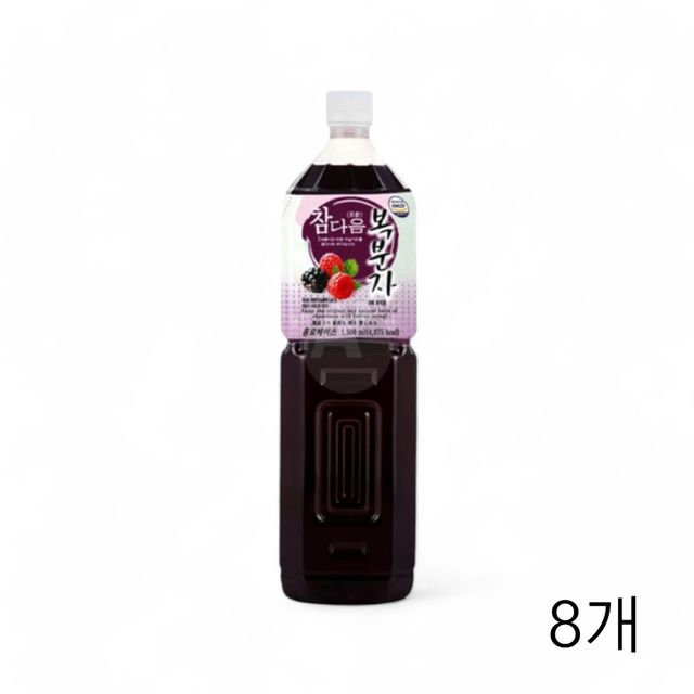 참다음 복분자 5배희석 1.5L X 8개 카페 음료베이스