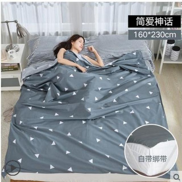 순면 휴대용 침대시트 여행용시트 호텔용 160-230