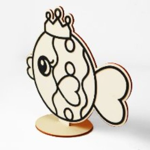 액자꾸미기 입체라인(007 물고기) 20.8cmx17cm 묶음)