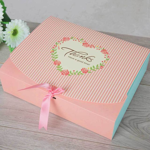 핑크리본 선물상자 디저트상자 기프트박스 포장용