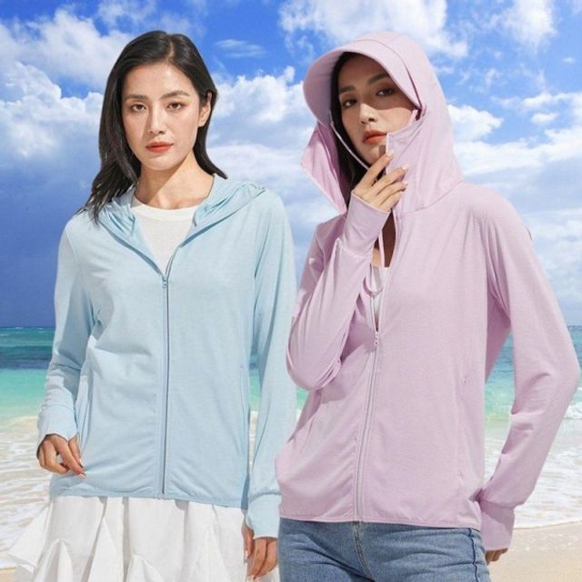 바람막이 자켓 여성바람막이 차단 여성 래쉬가드 베이직 쿨링 햇빛 냉감 점퍼