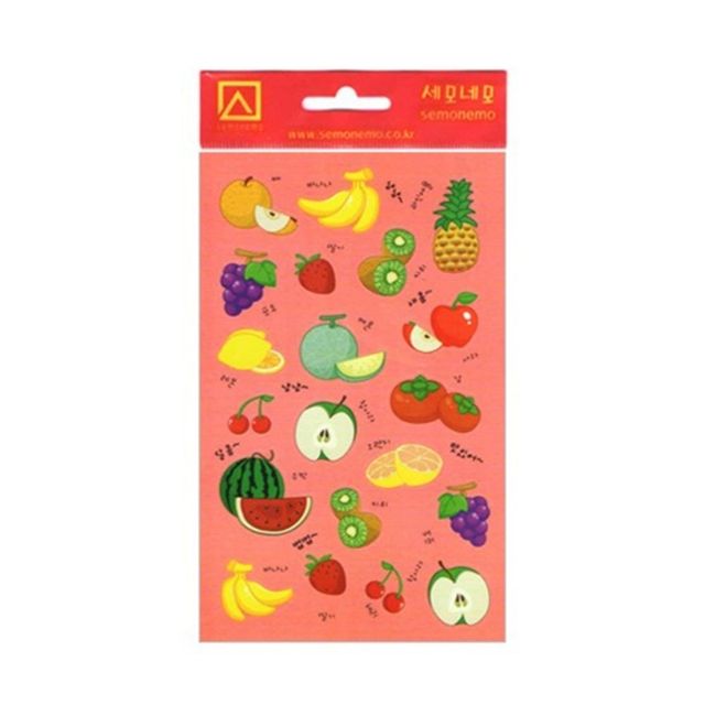세모네모 스티커이야기-과일이야기 SS-122 (1개입)