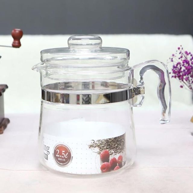 내열유리 약탕기 2.5L 내열유리주전자 약탕기주전자