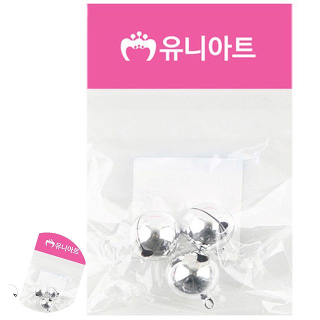 비즈부자재 방울종 미니방울 20mm 은색