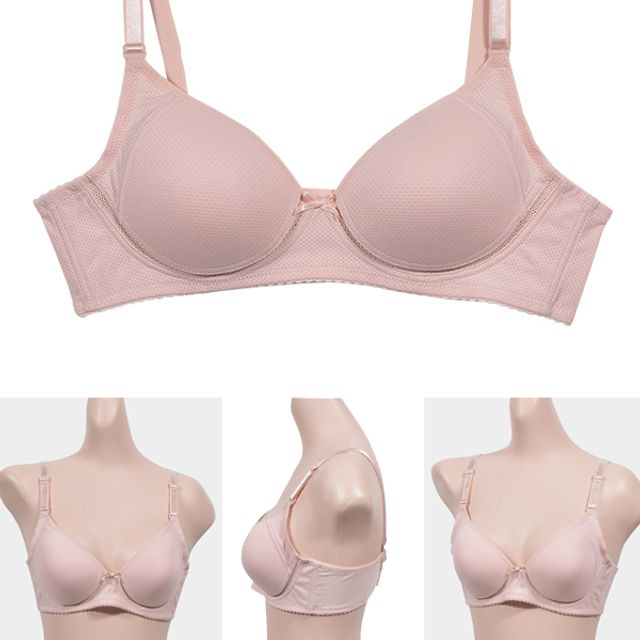 비비안 편안한 착용감 3/4컵 몰드 B컵 브라 노와이어
