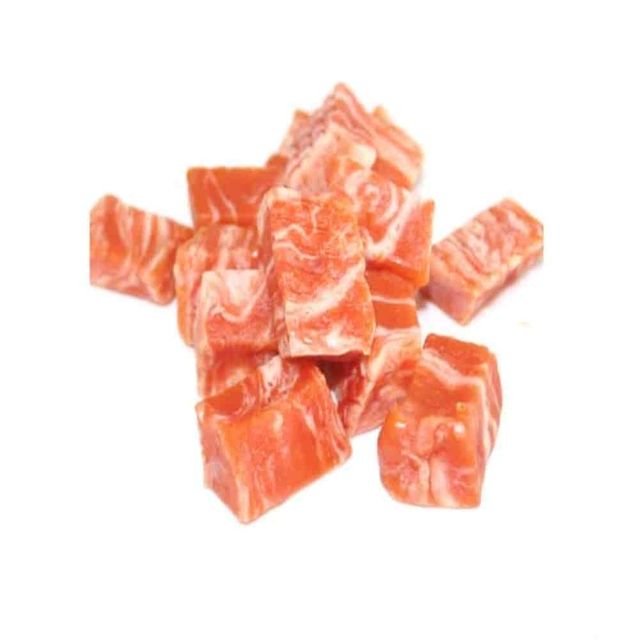간식 연어큐브 400g 애견육포 애견고기 리트리버간식 큐브고기
