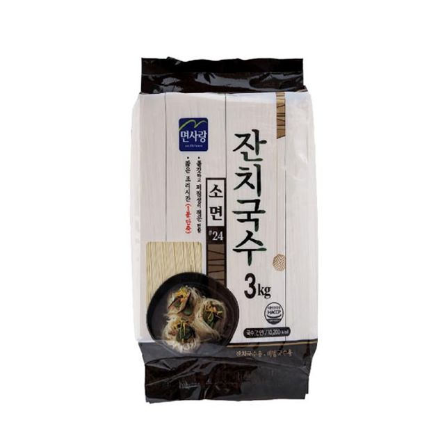 잔치국수소면(면사랑 3kg)