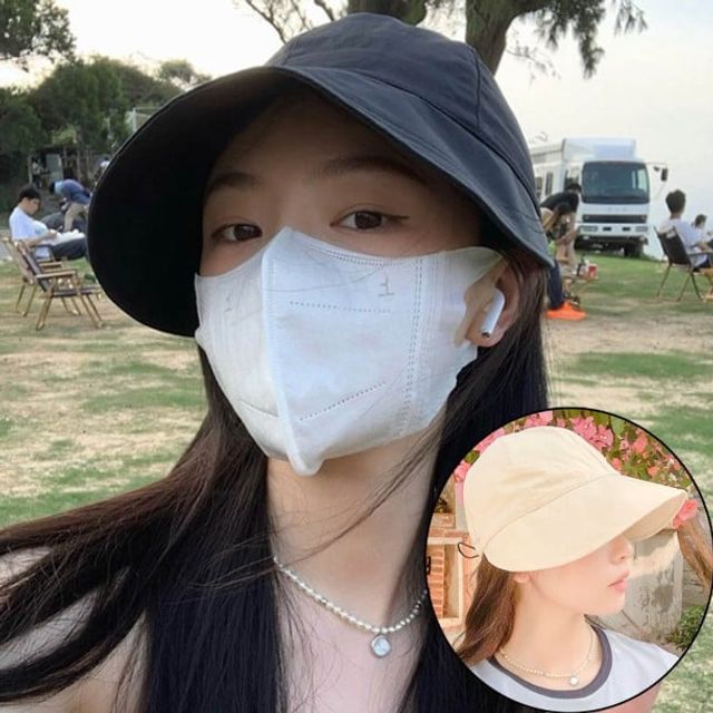 숏린넨모자 얼굴소멸 벙거지모자 벙거지 여자벙거지