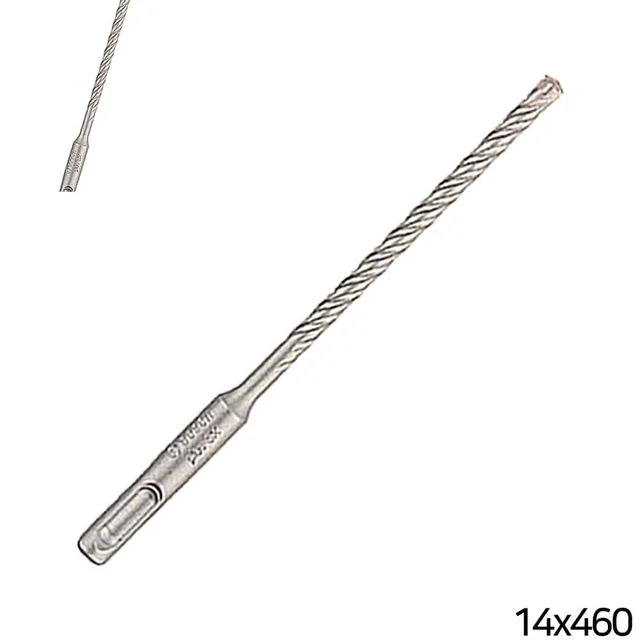 보쉬 5X 4날 햄머드릴비트 14x460mm 천공비트 비트날 철근비트 콘크리트기리