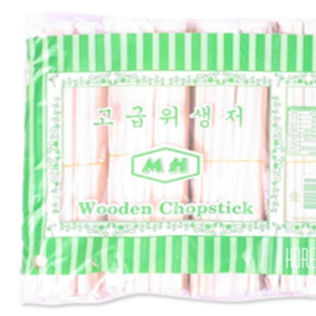일회용 나무 젓가락 250개입 행사 개별포장