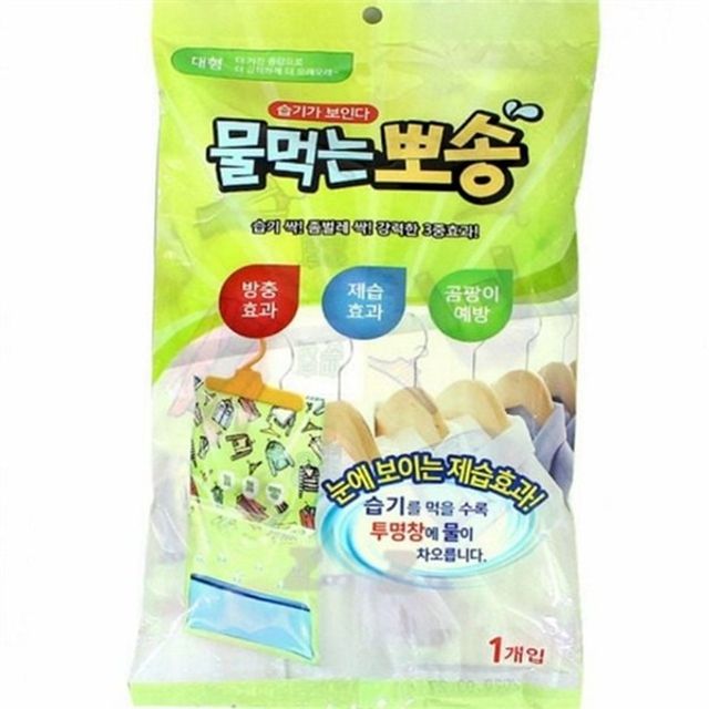 옷걸이형 옷장형 제습제 걸이형 옷장용 습기제거제 다용도 장마철 곰팡이 방지