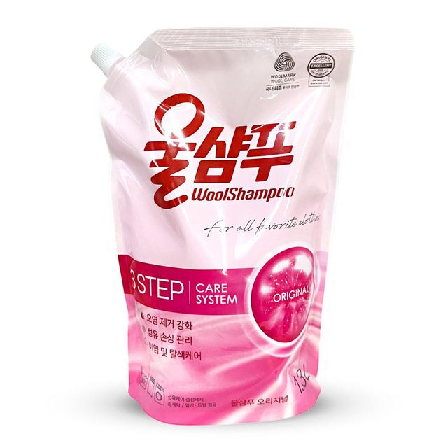 애경 울샴푸 울세제 오리지널 중성 세탁 세제 1.3L