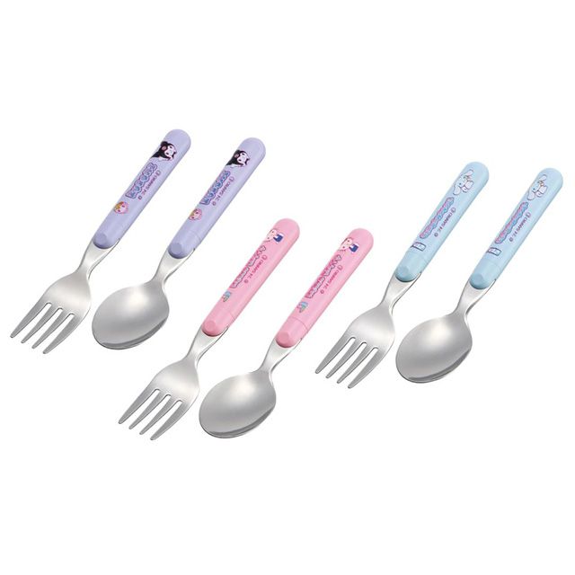 산리오 마슈구미 스텐 스푼 포크 14cm
