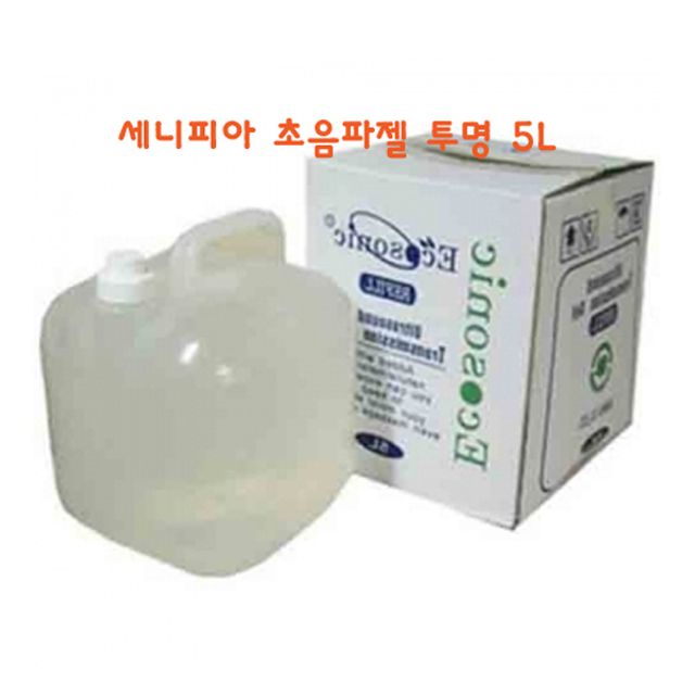 세니피아 ECG 초음파젤 5L 투명 피부과용