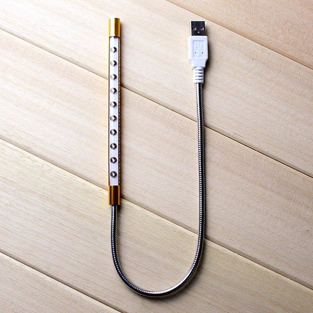 TBZ 터치형 USB 10구 LED스탠드-색상랜덤 LED등 LED램프