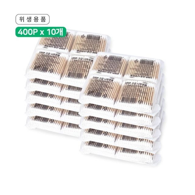 고급나무면봉 4000P (100Px40개) 0EZ