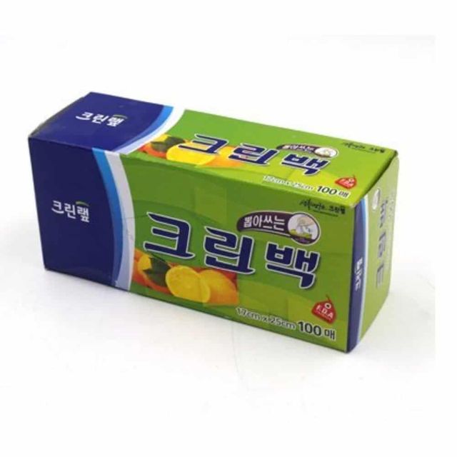 17 x 25cm 100매 위생백 비닐백 위생비닐 음식봉투 식당비닐 투명비닐백