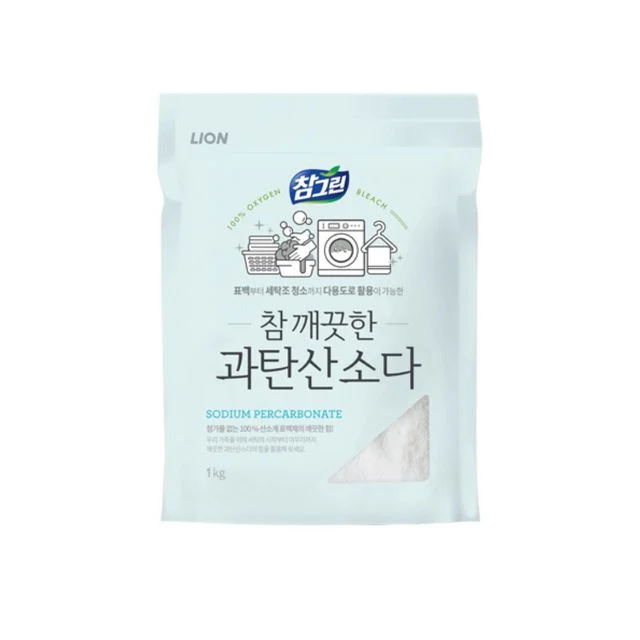 참그린 참 깨끗한 과탄산소다 1kg 리필 라이온코리아