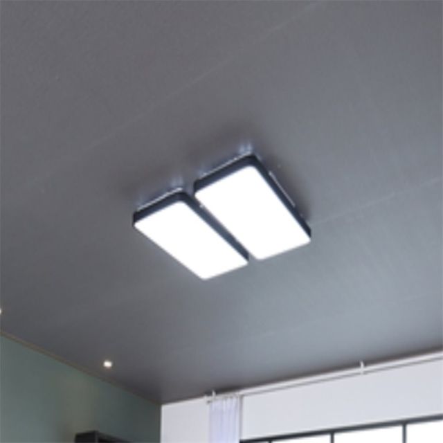 LED 거실등 마빈 블랙 4등 100W 주광 거실천장등 거실등LED 거실조명등