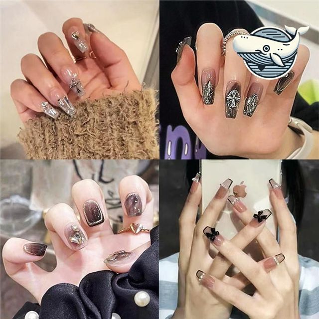 스타일리시 오브제 네일팁 셀프 파츠 10종