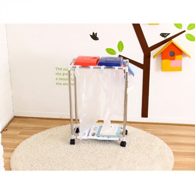 쓰레기통 분리수거함 2단