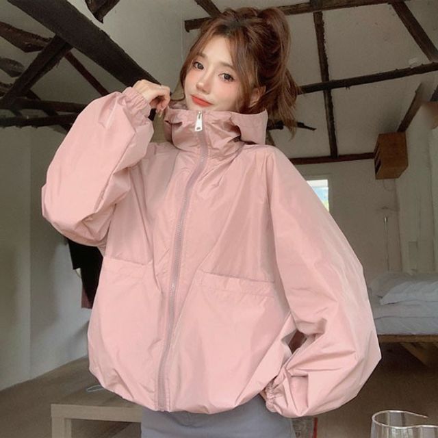 겨울스타일 은창 후드 잠바 아노락 수영복 러블리 비치 안감 막이 매쉬 바람 집업 자켓 점퍼