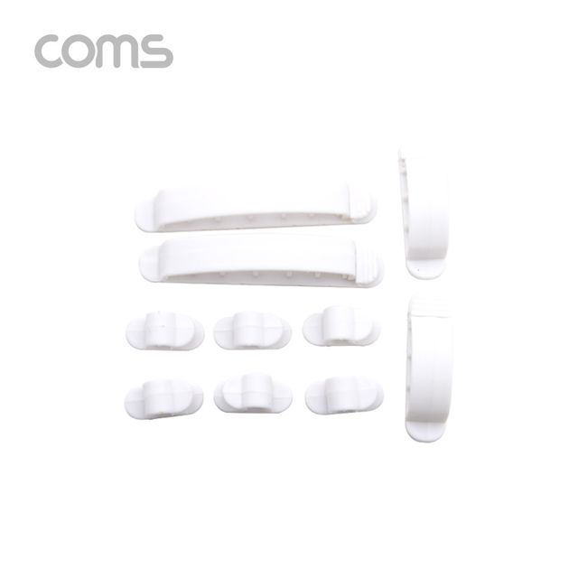 케이블 오거나이저 (White) 고정 클립형 10pcs