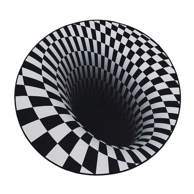 트릭아트 3D 매트 카페트 착시 러그