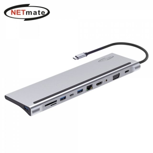 강원전자 넷메이트 USB Type C 올인원 도킹 스테이션 NM-TCD03