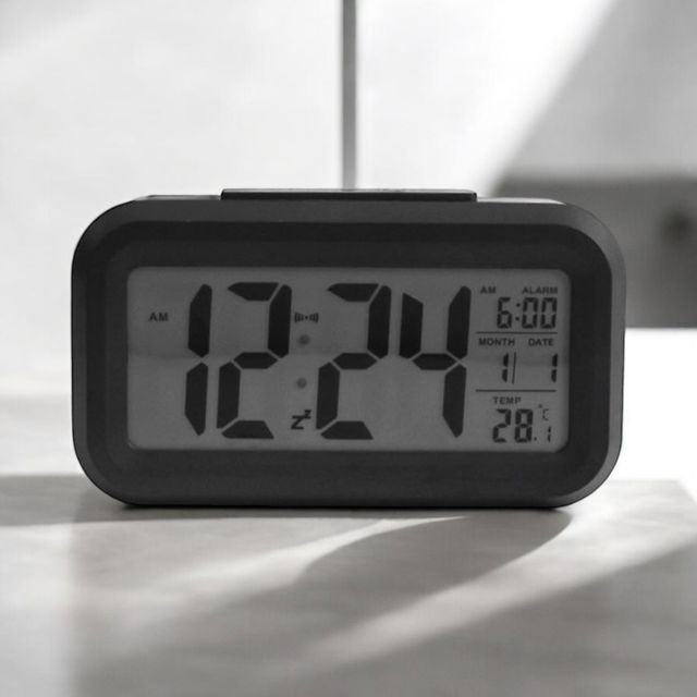 베르 탁상시계 무소음 전자시계 모던 시계 건전지타입