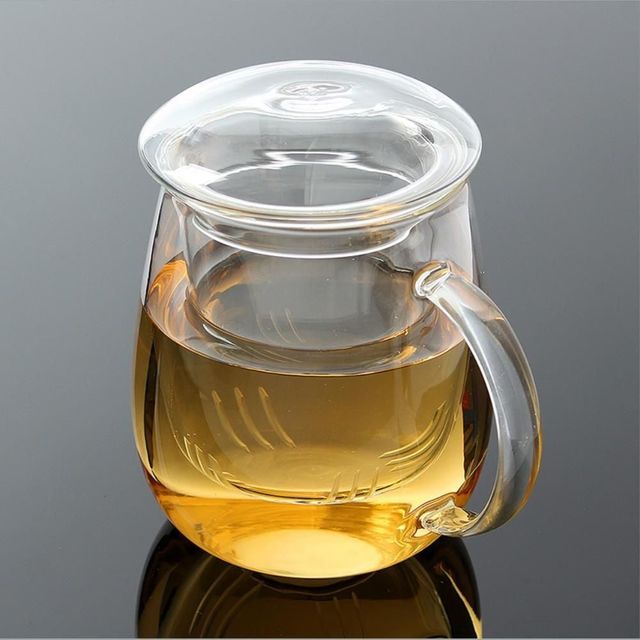 내열유리 티머그 500ml 거름망머그컵