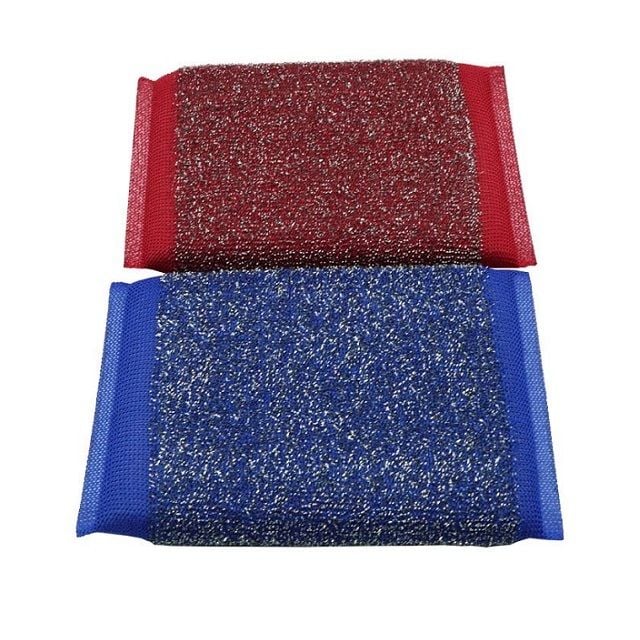 스텐 수세미 2매입 약13x10cm 스텐압연사 설거지