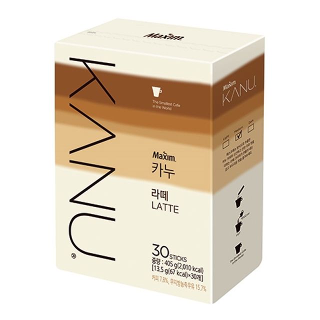 동서)맥심 카누라떼 30T