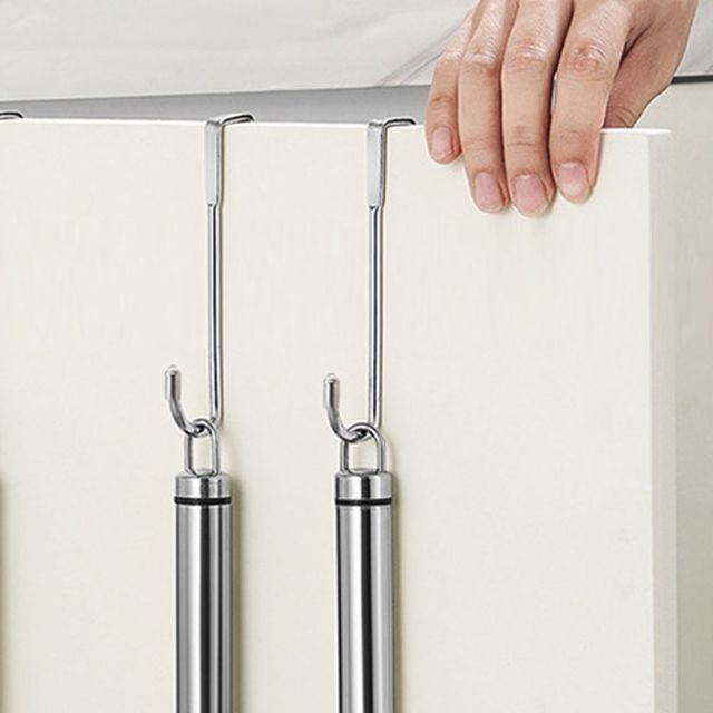 스텐 도어걸이 옷 정리 후크, 대형 스테인레스 문 행거