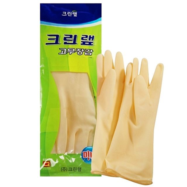 크린랲 미니 고무 장갑 1켤레 주방 설거지 다용도